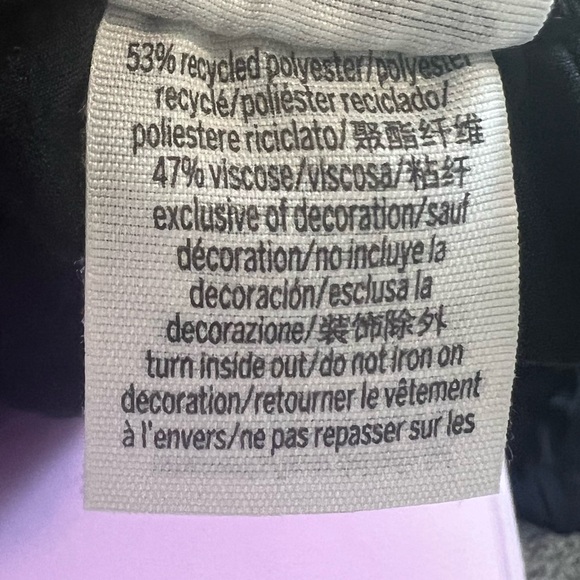 Black Flowy Oversized Cargo Pants - Picture 10 of 10